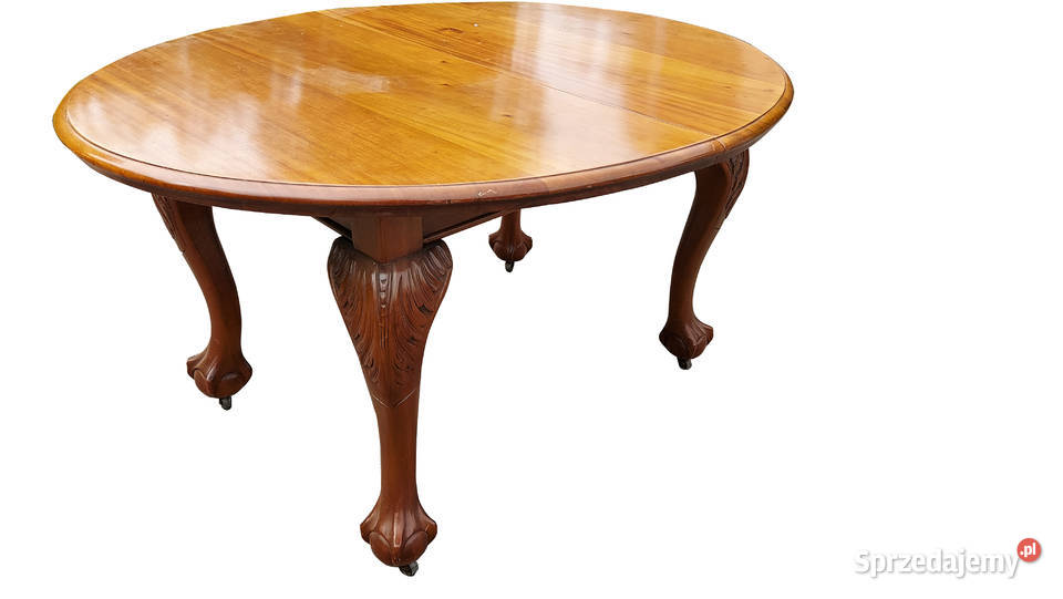 OWALNY STÓŁ MIĘDZYWOJENNY Szczecin