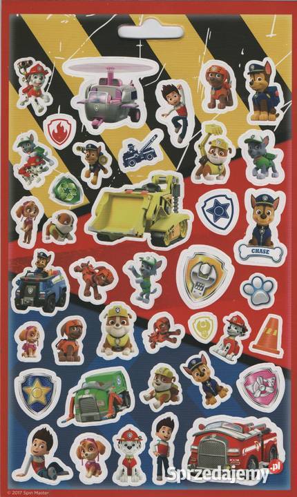 Psi Patrol Marshall Zestaw Naklejki Nalepki 700 Mogilany