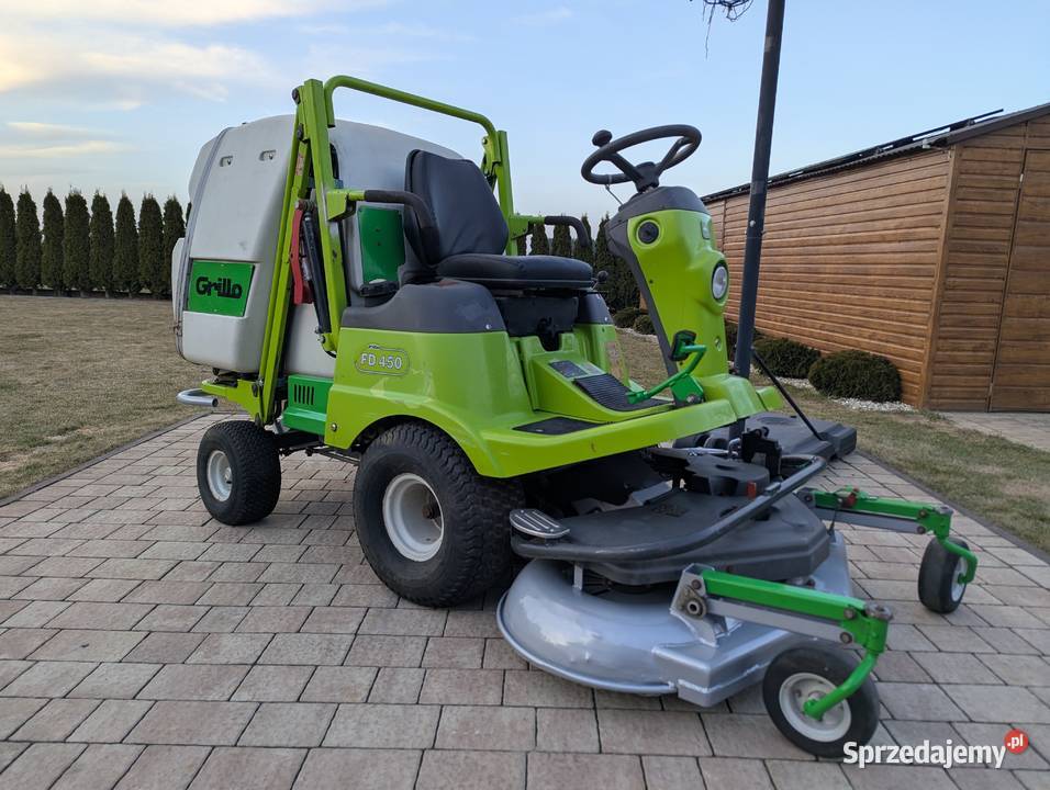 Traktorek kosiarka Grillo FD450 górny wysyp Międzybórz