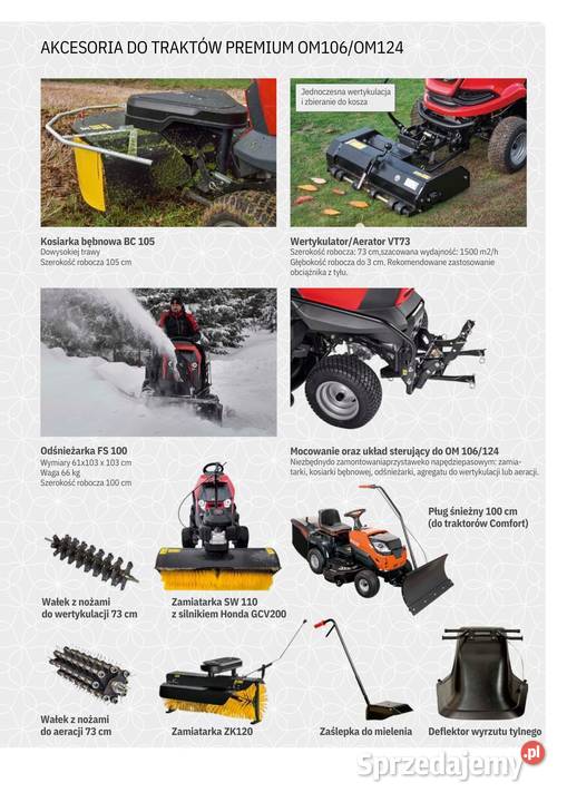 Traktor ogrodowy Oleomac Dostawa Pozostałe małopolskie Gorlice