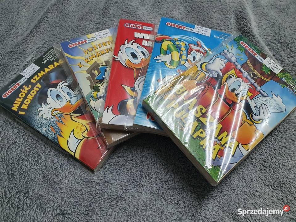 Komiks Gigant zestaw 5 tomów 2016 stan Gdynia