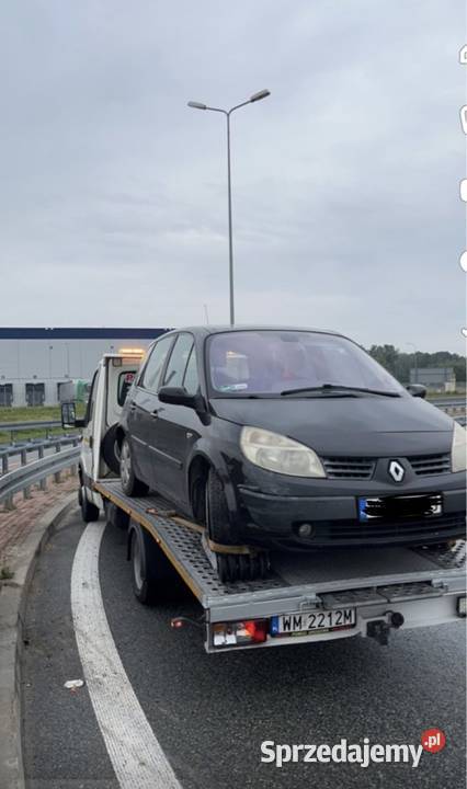 pomoc drogowa auto laweta transport maszyn Zakręt