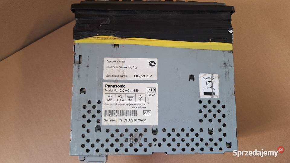 Radio Panasonic CQC1465N lubelskie sprzedam