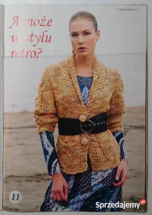 Dama w swetrze 9102010 szydełko druty Hobbystyczne Czasopisma pomorskie Gdańsk