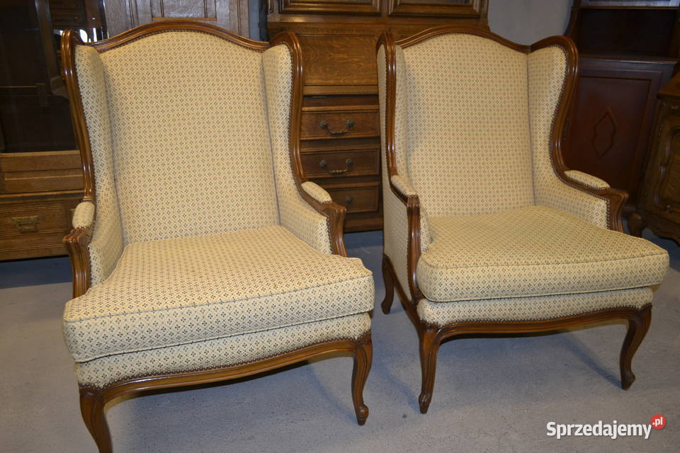 fotele ludwikowskie uszaki śląskie Będzin sprzedam