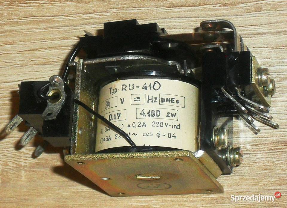 Przekaźnik RU410 5 A 220 V cewka 24 VDC LUMEL śląskie Gliwice