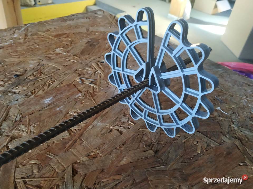 Dystanse do zbrojenia gwiazdka 60mm pręt 820mm Poznań