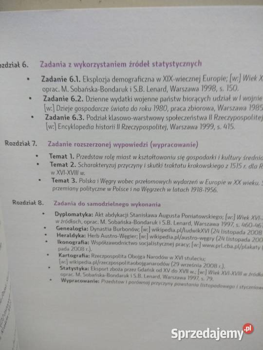 Trener maturalny historia analiza tekstów Warszawa