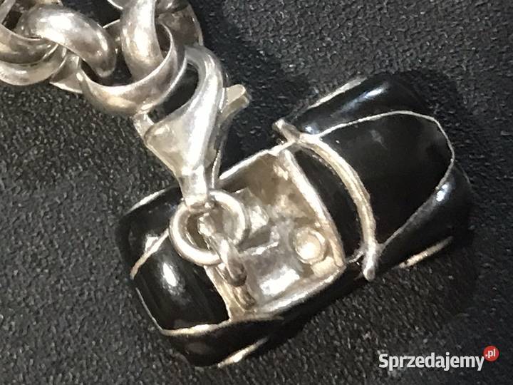 zawieszka charms czarny kabriolet Apart srebro srebrne Suwałki