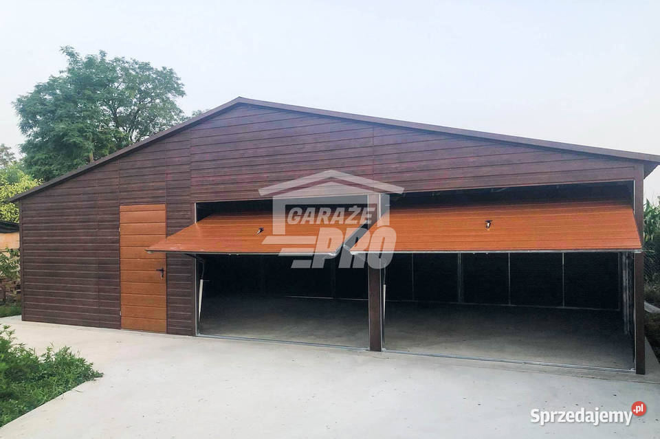 Garaż blaszany 10x5 2x Brama drzwi 2x okno GP144 śląskie Jastrzębie-Zdrój