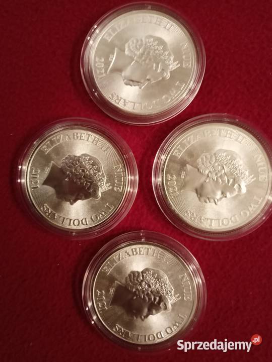 Srebrna moneta Roaring Lion 2021 Rzeszów