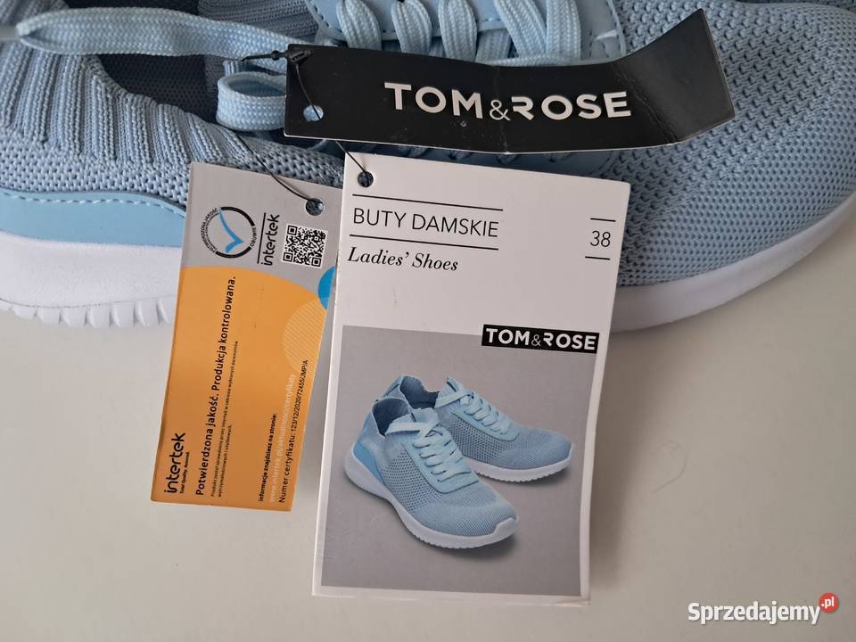 Buty damskie sportowe niebieskie Tom Rose do Kraków