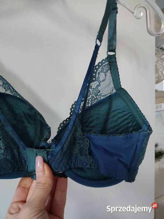 braletka bralette push up koronkowy zielony Usztywniany Biustonosze Kielce