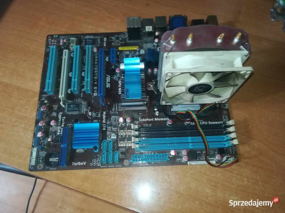 Phenom x4 955 BE Płyta Asus M4A785TDV Evo Cooler Brzeziny