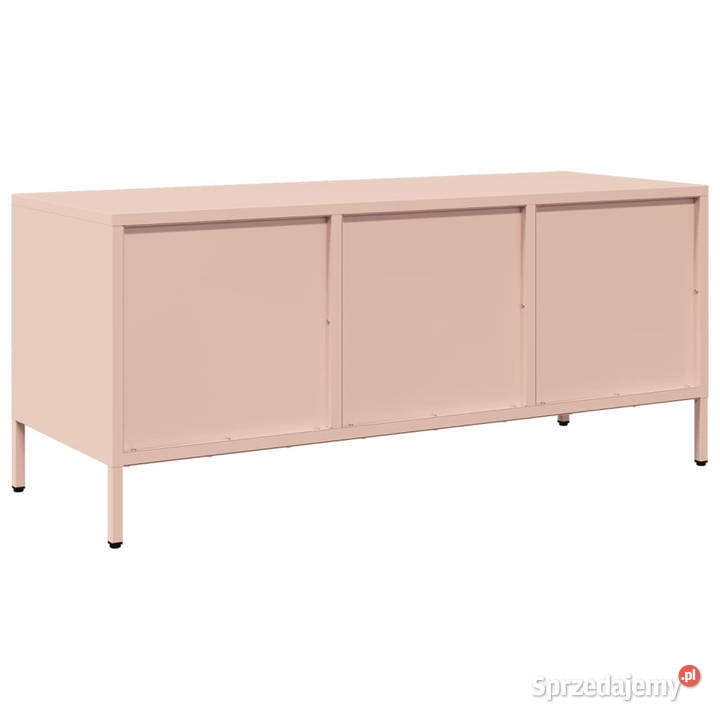 Szafka RTV różowa 1015x39x435 stal walcowana na Warszawa