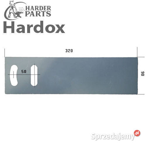 Listwa tylna odkładni HARDOX 648005S części do nieuszkodzony