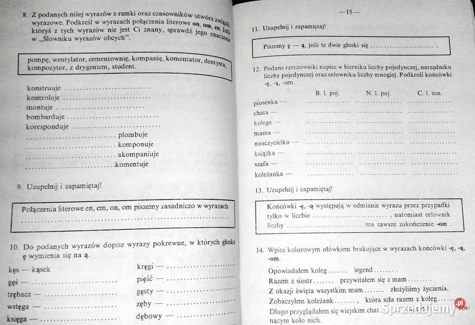 Język polski Zeszyt ćwiczeń kl 5 cz 2 Urszula lubelskie Chełm