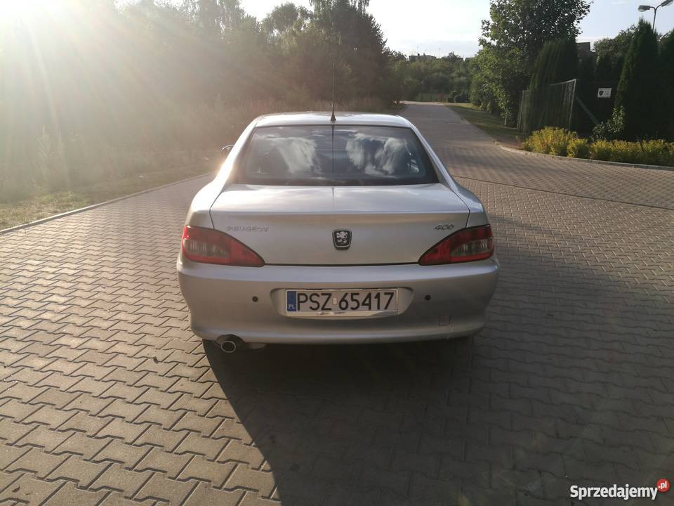 Piękny Peugeot 406 Coupe 2003r jedyny taki centralny zamek Wronki