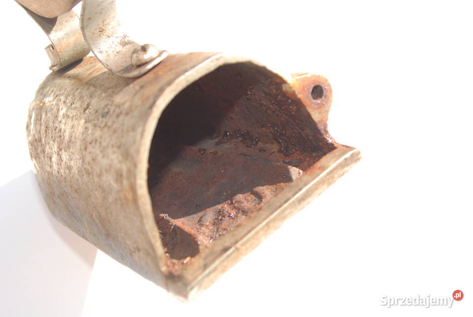 Stare żelazko przedwojenne sygnowane antyk śląskie Cieszyn