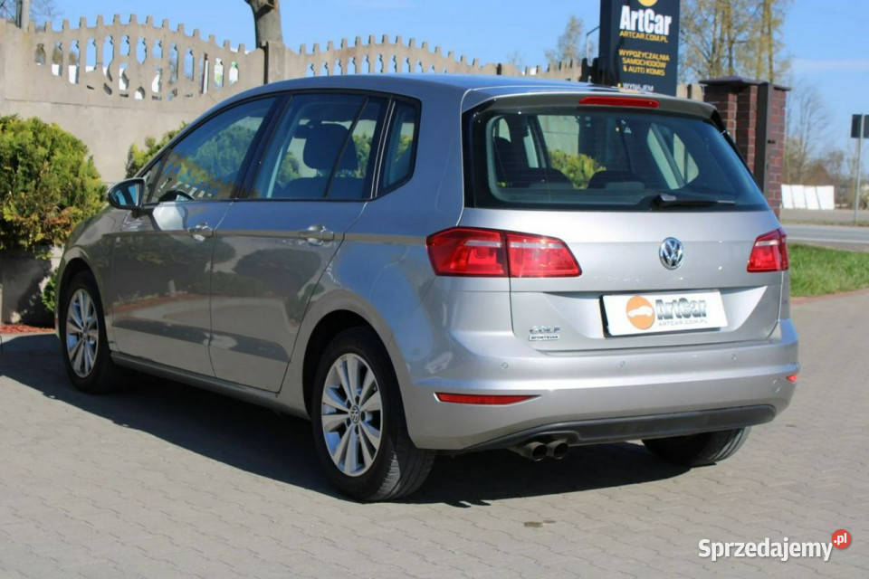 Volkswagen Golf Sportsvan 14 benzyna 125 2015 elektryczne lusterka Zambrów