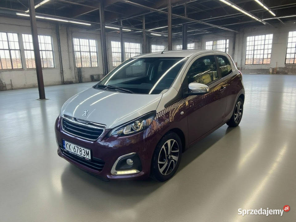 Peugeot 108 Navi kamera bluetooth ładny zadbany benzyna Kraków