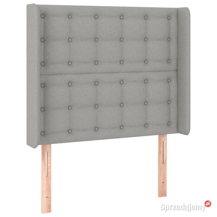 Zagłówek do łóżka z LED jasnoszary 83x16x118128 Warszawa sprzedam