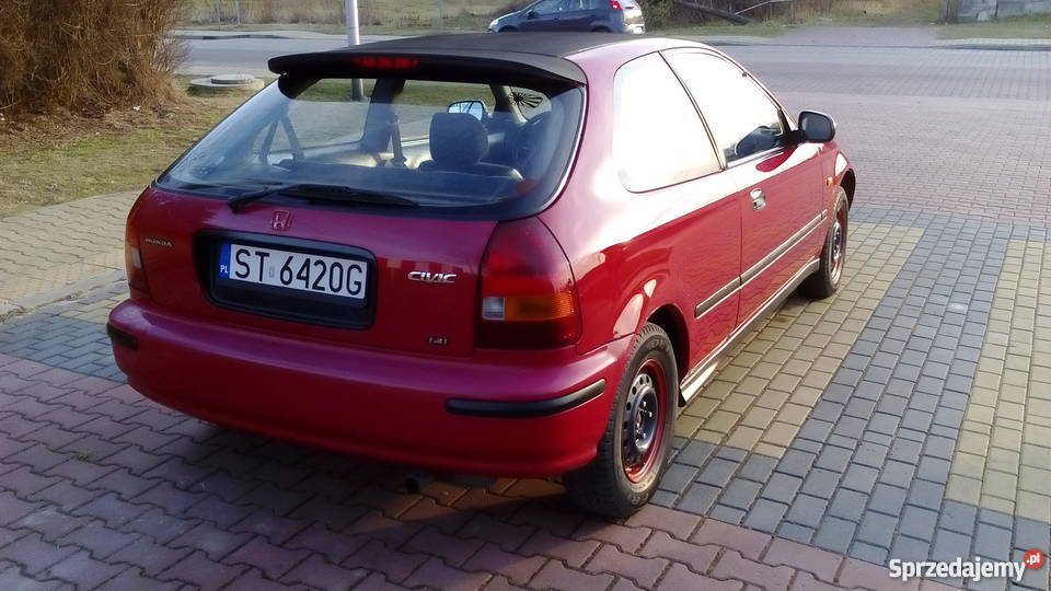 Honda Civic 14 1997 hatchback Rok produkcji 1997 śląskie