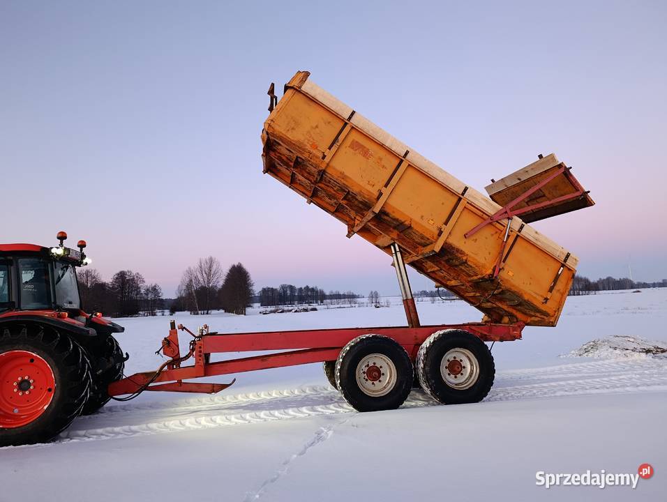 Sprzedam przyczepę skorupowa 10 t zarejestrowana Kożuszki sprzedam