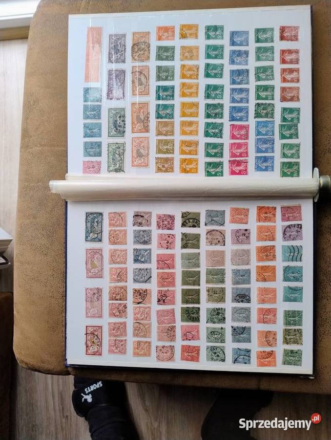 Znaczki francuskie 1954r Filatelistyka Kraków