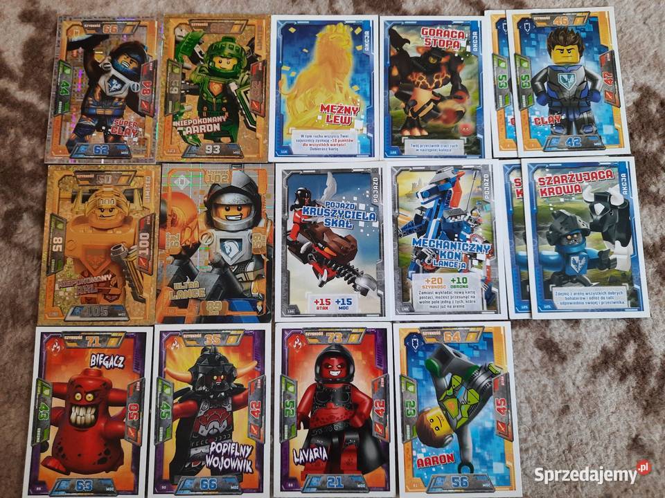 karty Nexo Knights Toruń sprzedam