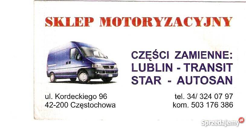 TRANSIT lozyska kola tylnego śląskie Częstochowa
