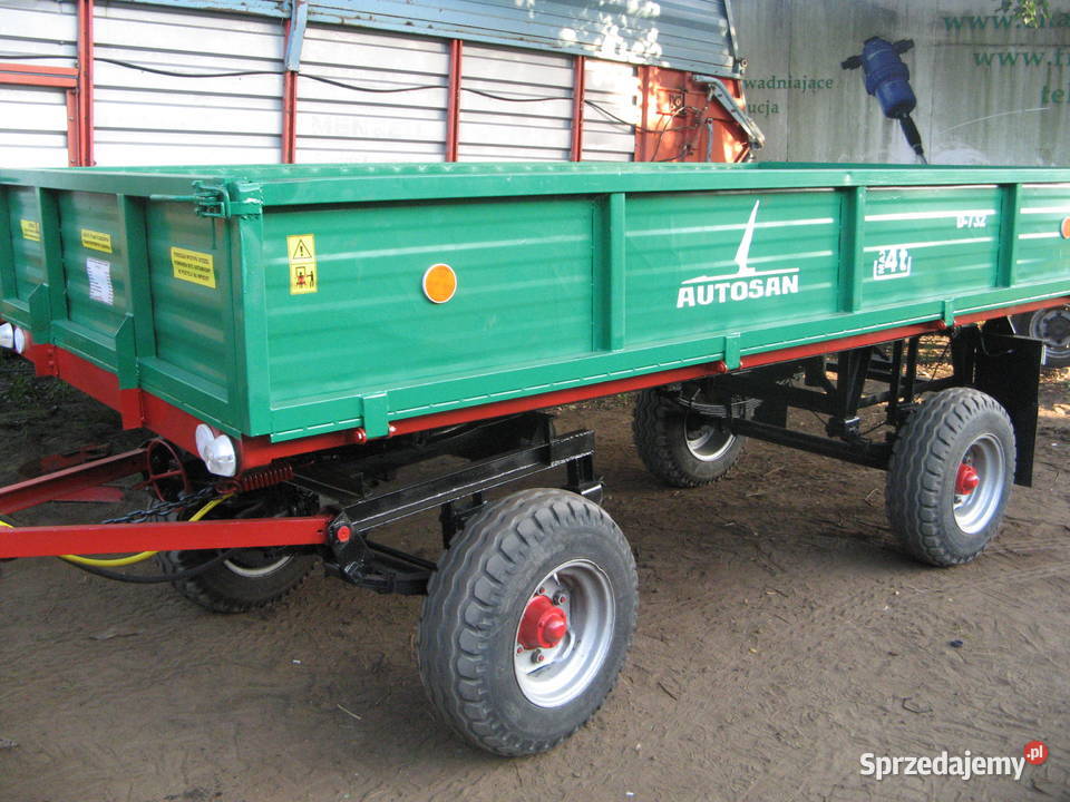 przyczepa d46 d35 d732 2 stronny wywrot stan Ryki