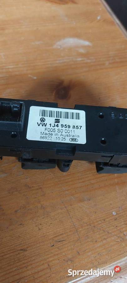 1J4959857 panel przełącznik szyb vw golf IV 4 osobowe Panele sterowania, przełączniki Skwierzyna