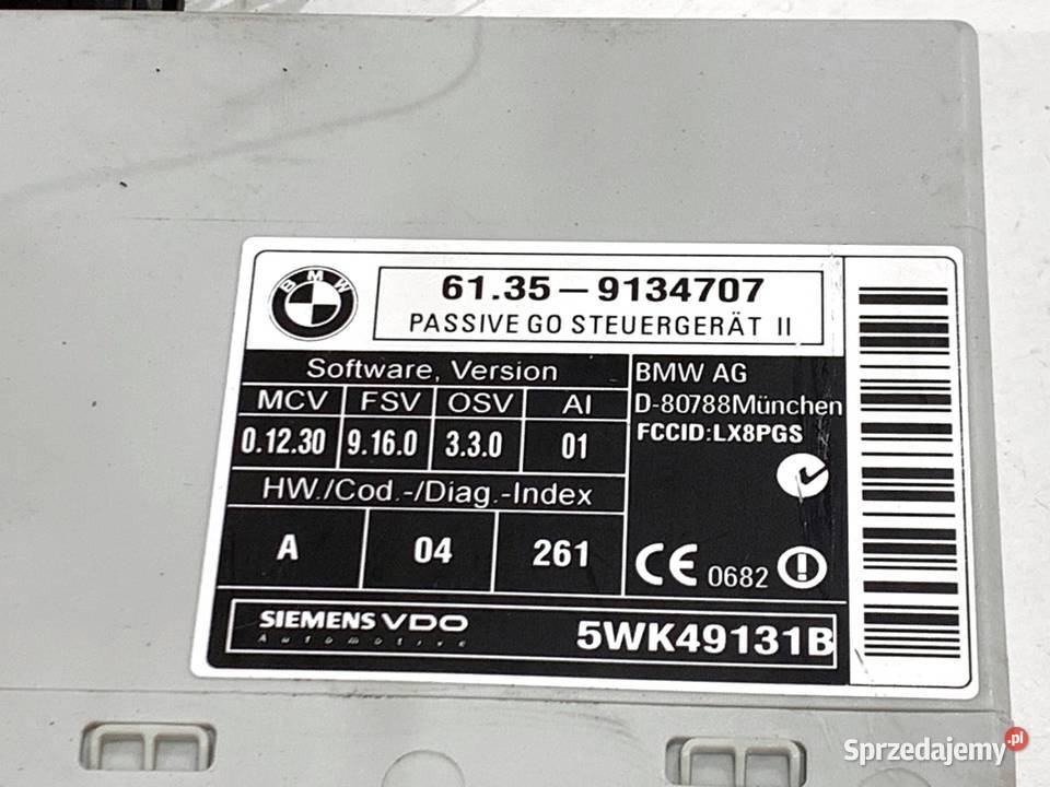 MODUŁ KOMFORTU BMW E71 9134707 SUV 0714 podkarpackie sprzedam