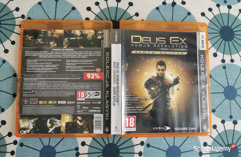 PC Deus EX Human Revolution Bunt Ludzkości Złota Puławy sprzedam