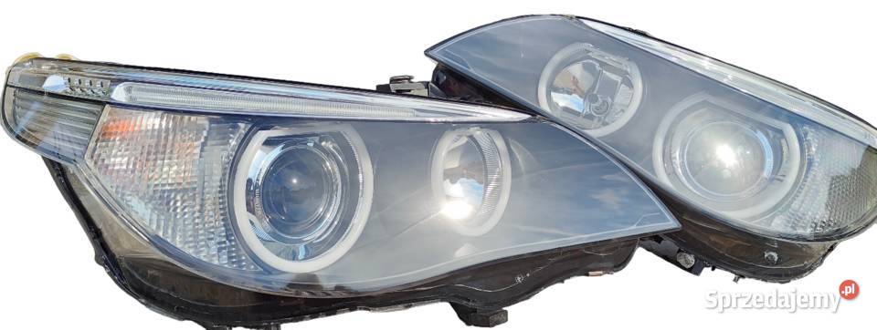 Reflektory D1S skrętne HELLA E60 E61 przedlift sprzedam