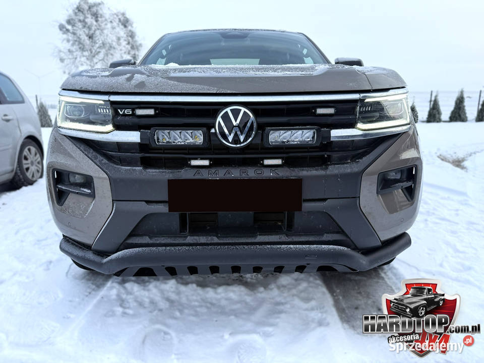 Orurowanie przednie Czarne rozłożyste z blachą Progi Pasłęk