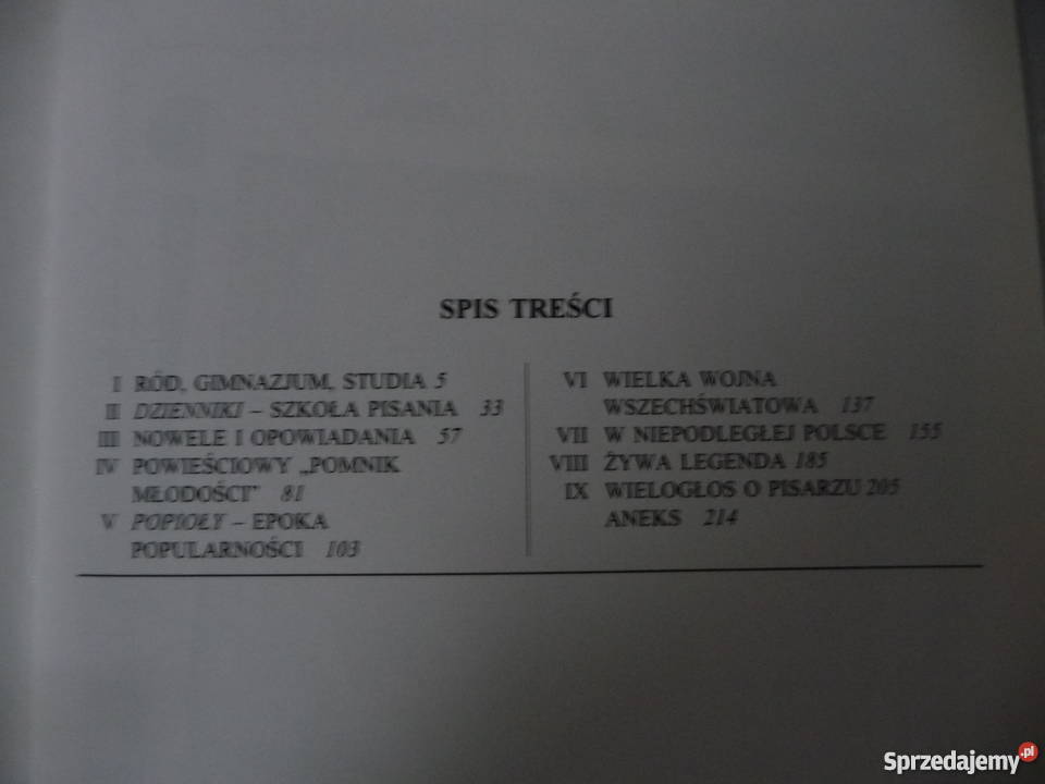 Żeromski Jerzy Paszek Poznań sprzedam