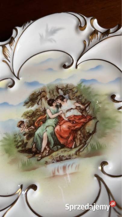 Talerzyk Ilmenau Made in Germany Ze scenką Gdańsk