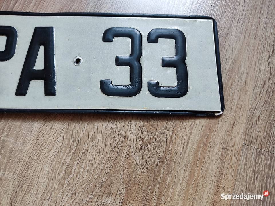 Tablica rejestracyjna Francja Głuchołazy