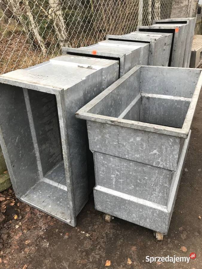 Pojemnik wózek skrzyniowy ocynkowany Legionowo sprzedam