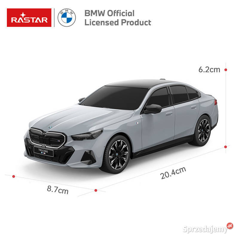 BMW i5 szary RC 124 Rastar 10180
