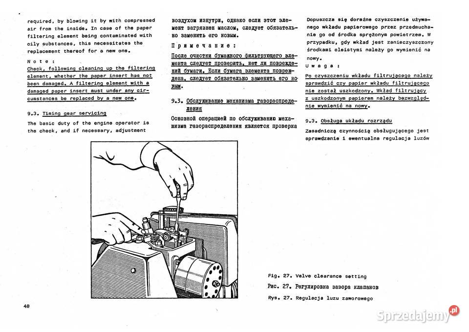 instrukcja obsługi silnika 1ca 90 Stalowa Wola