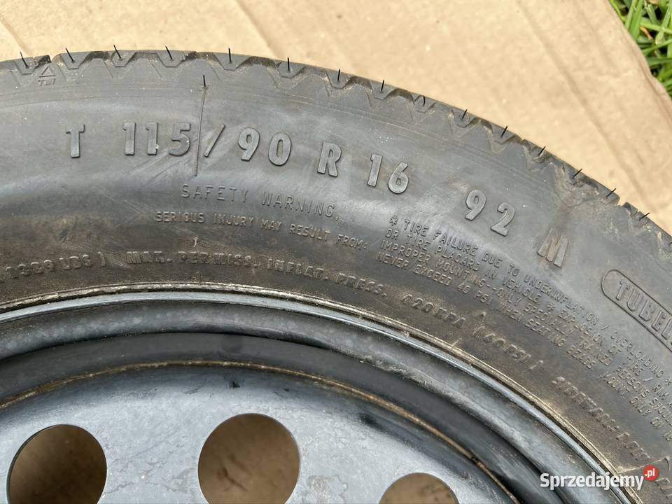 Koło dojazdowe BMW e46 5x120 et32 11590 R16 kujawsko-pomorskie Bydgoszcz sprzedam