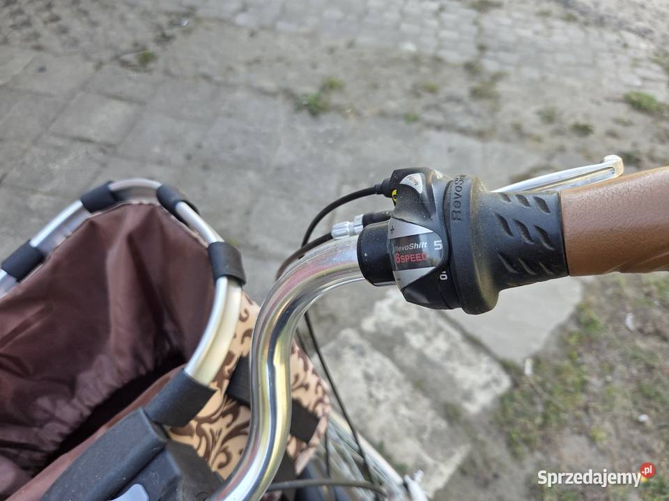 Fajny rower damski z ślicznym koszykiem Zaborowice