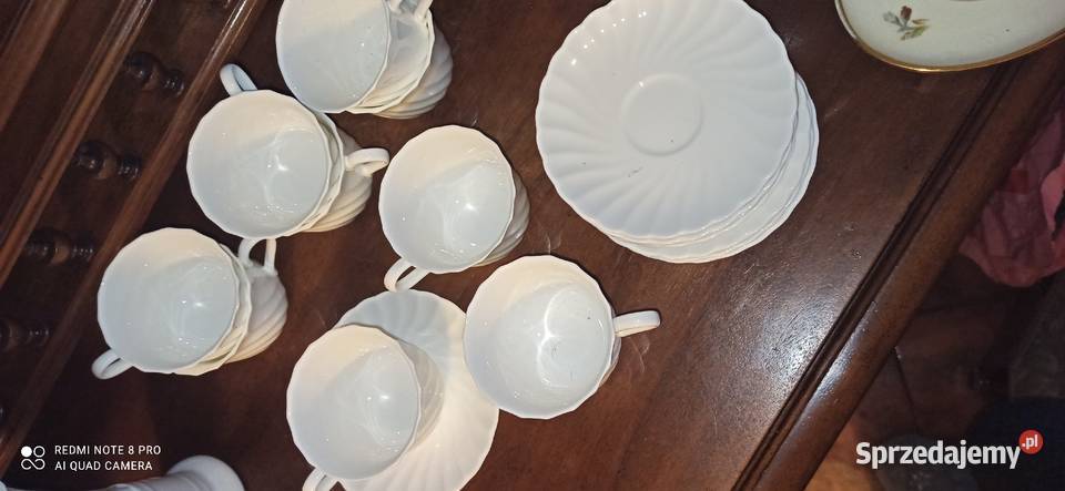 Filiżanka biała Wedgwood Made in England pomorskie