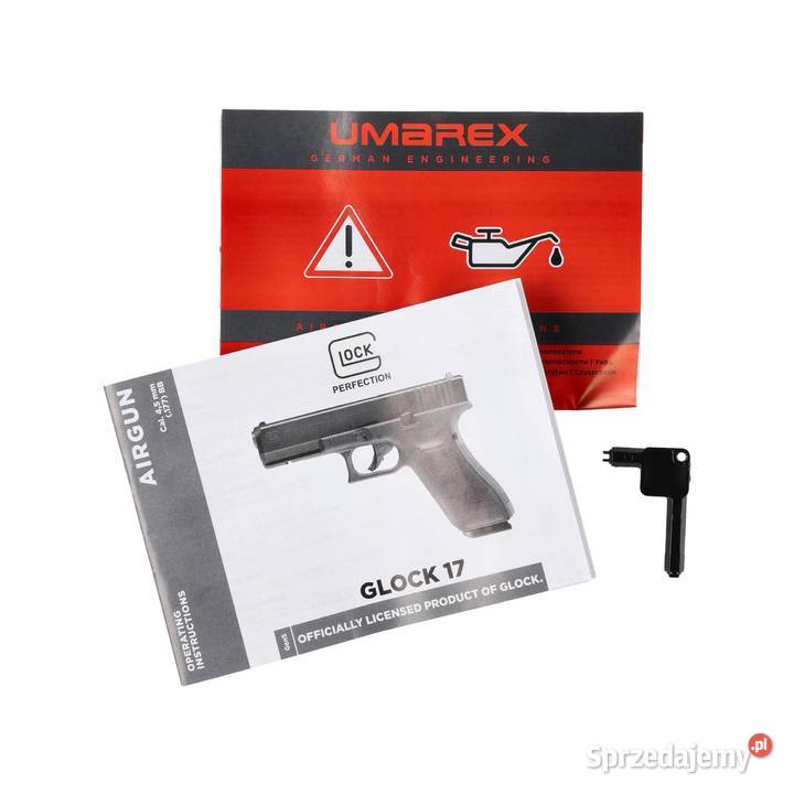 Pistolet wiatrówka Glock 17 gen5 45 mm BB szary Warszawa