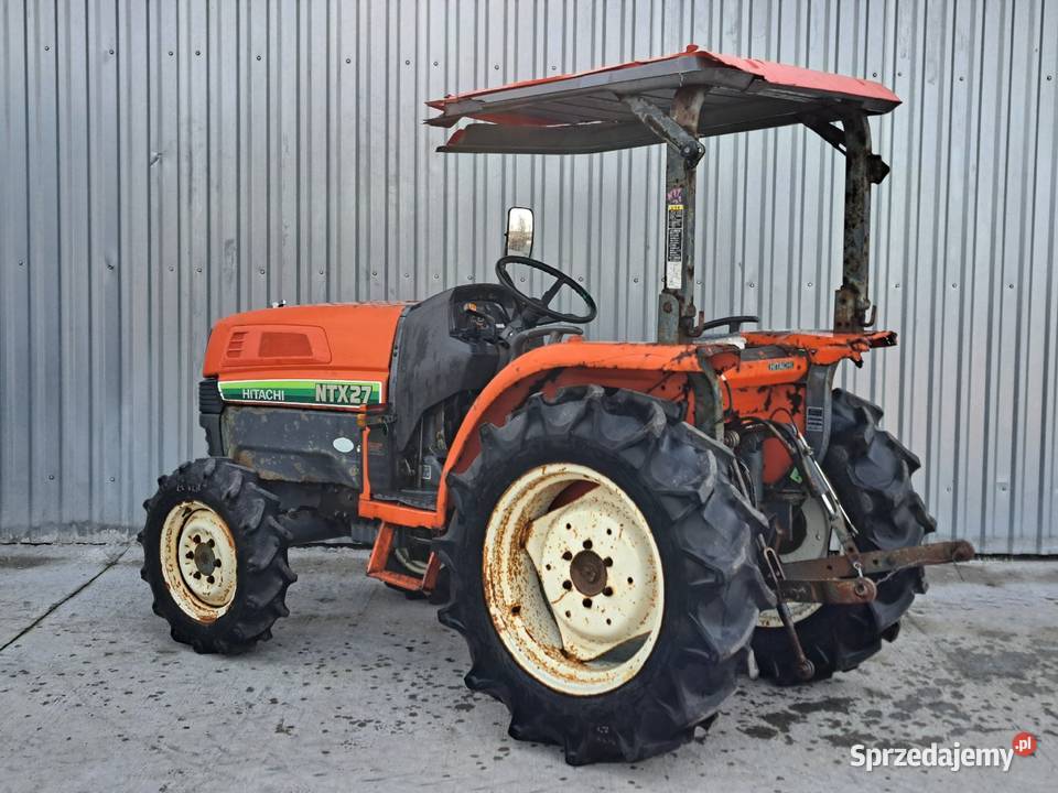 Traktor traktorek HITACHI NTX27D 27 44 Napęd 4x4 Małuszyn