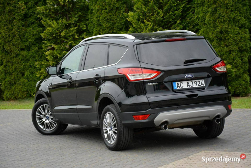 Ford Kuga Panorama AWD Skóry BiXenon Ledy Sony ogranicznik prędkości Kuga Ostrów Mazowiecka