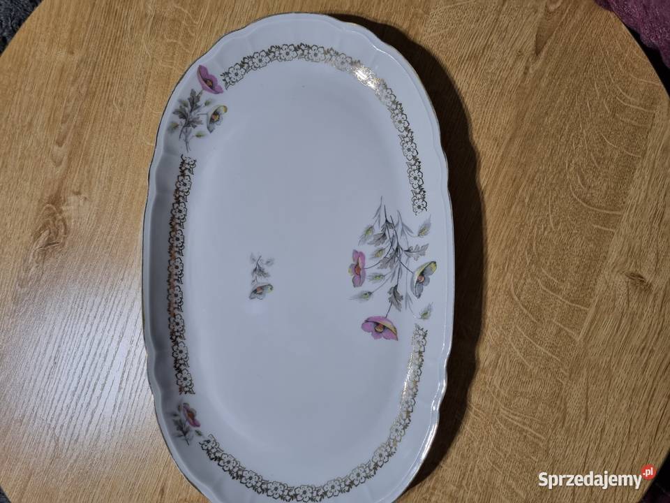 Półmisek Porcelanowy Porcelana Veritable wielkopolskie Wola Podłężna